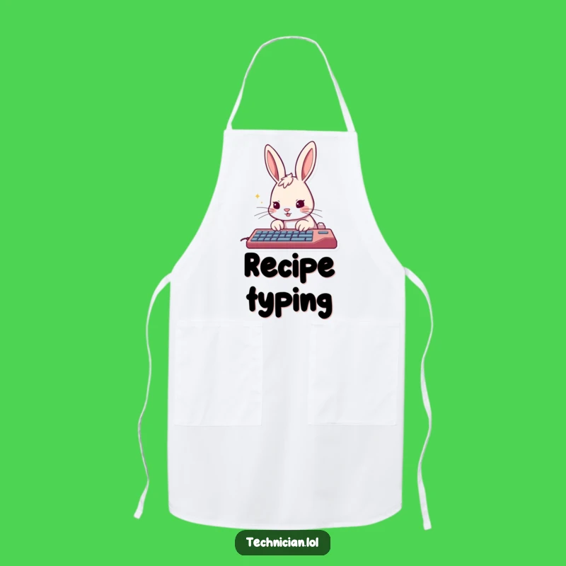 Funny Rabbit Chef Apron - Cook Up a Storm, Fast!
