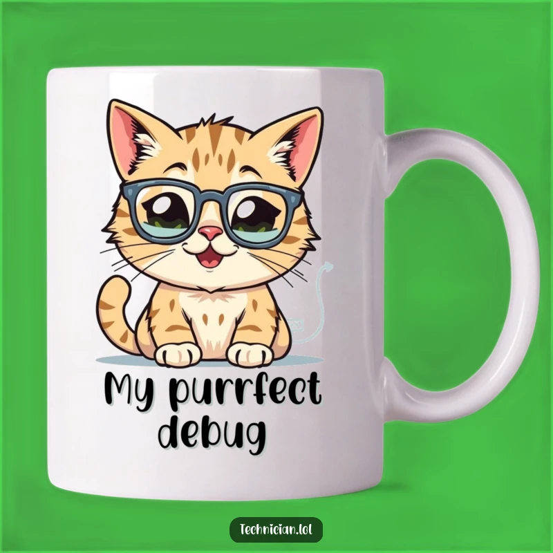 Funny Cat Tech Mug - Smart & Hilarious Gift for Geeks!