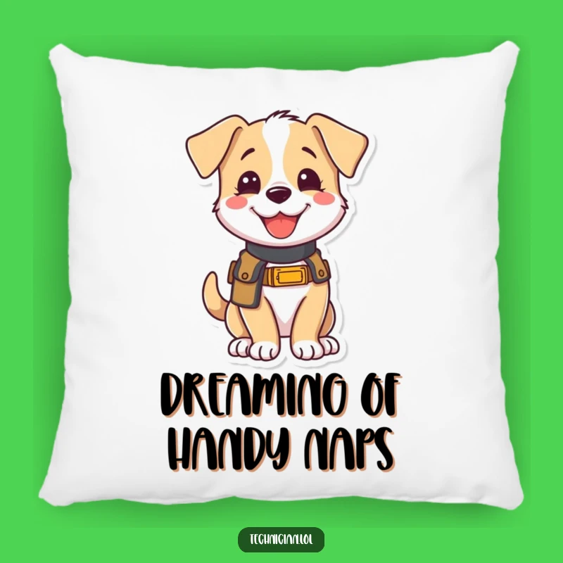 Funny Puppy Pillow: Cozy Canine Constructor, Perfect Humorous Gift for Comfort and Cuddles