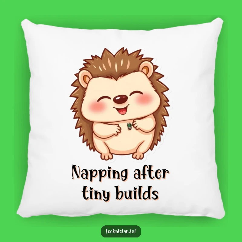 Funny Hedgehog Pillow: Cozy Cuteness with a Giggle, Perfect Humorous Gift for Comfort