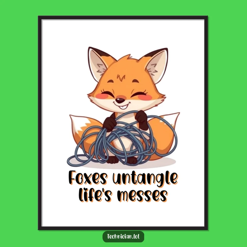 Fix-It Fox Art: Free Printable Wall Decor for Problem Solvers!