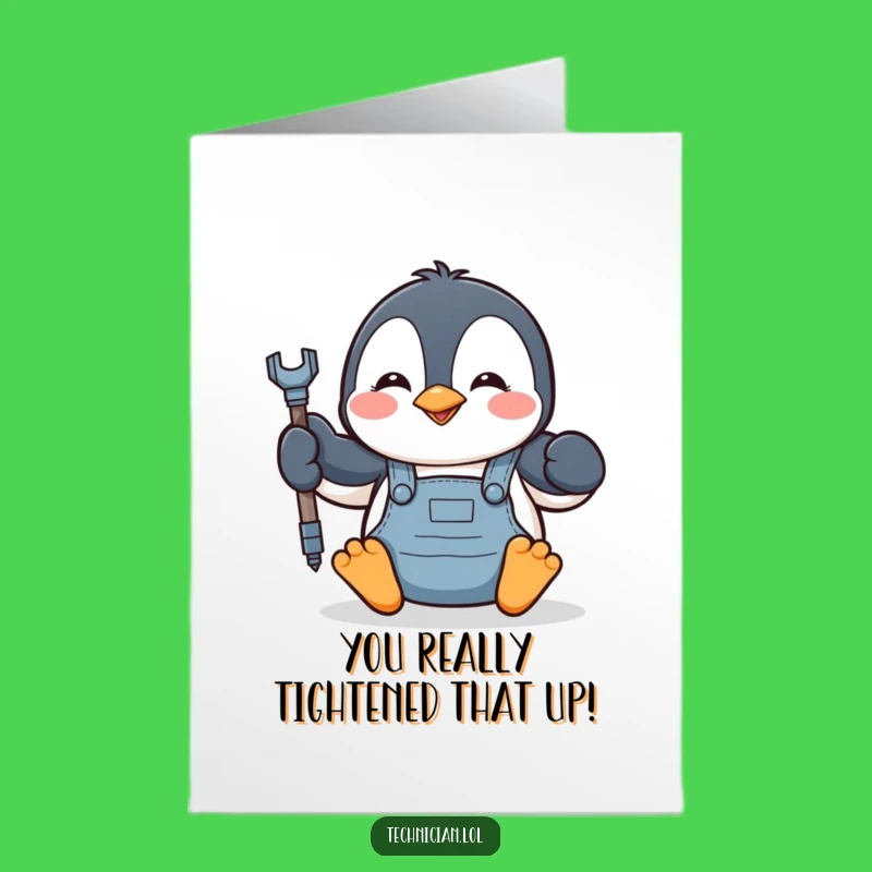 Free Printable Penguin Congrats Card: Funny Downloadable DIY Gift for Any Occasion!