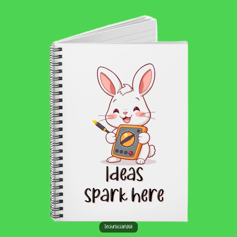 Funny Bunny Multimeter Notebook: Jot Down Ideas with Electrical Engineering Humor