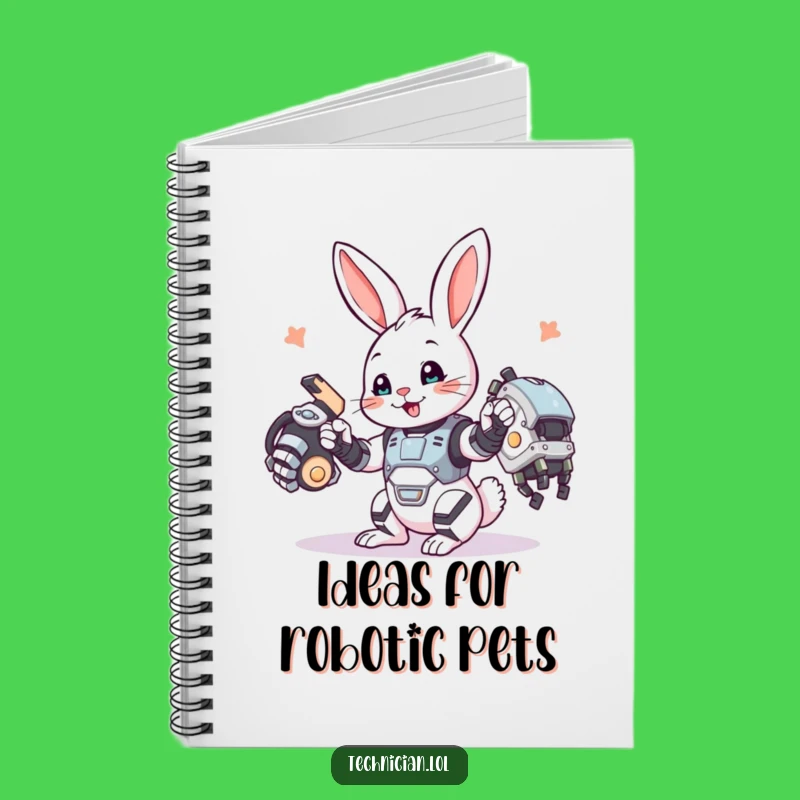 Funny Bunny Notebook: Engineer's journal, perfect for plans, a funny gift.