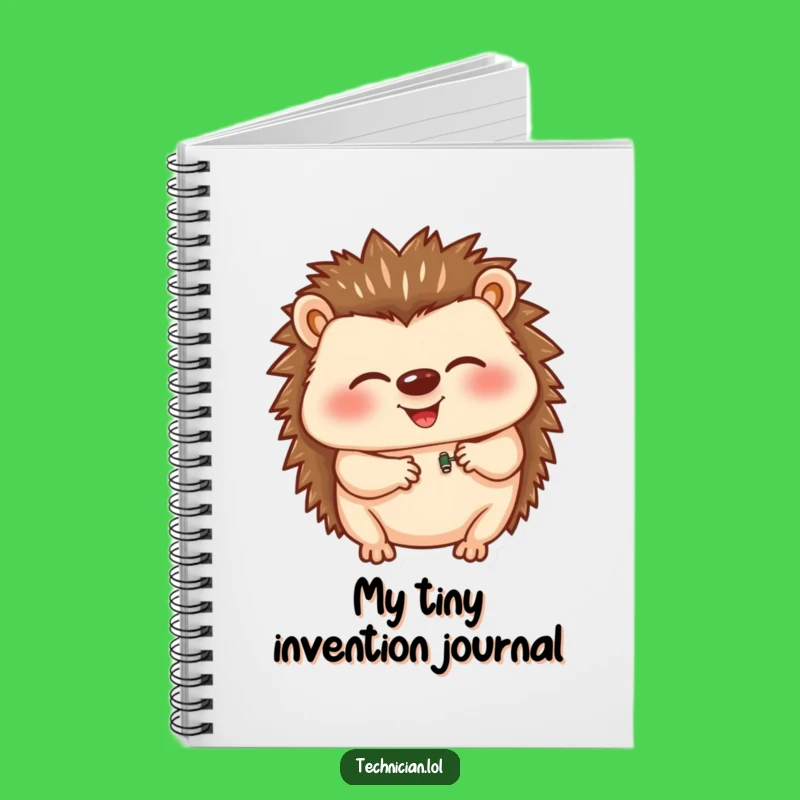 Funny Hedgehog Notebook: Giggle-Powered Ideas, Perfect Humorous Gift for Writers and Dreamers