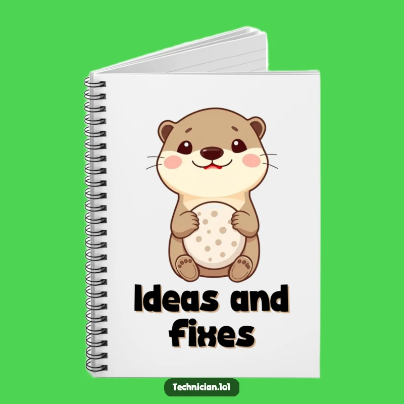 Funny Otter Multitool Notebook: Jot Down Ideas with a Grinning, Handy Pal