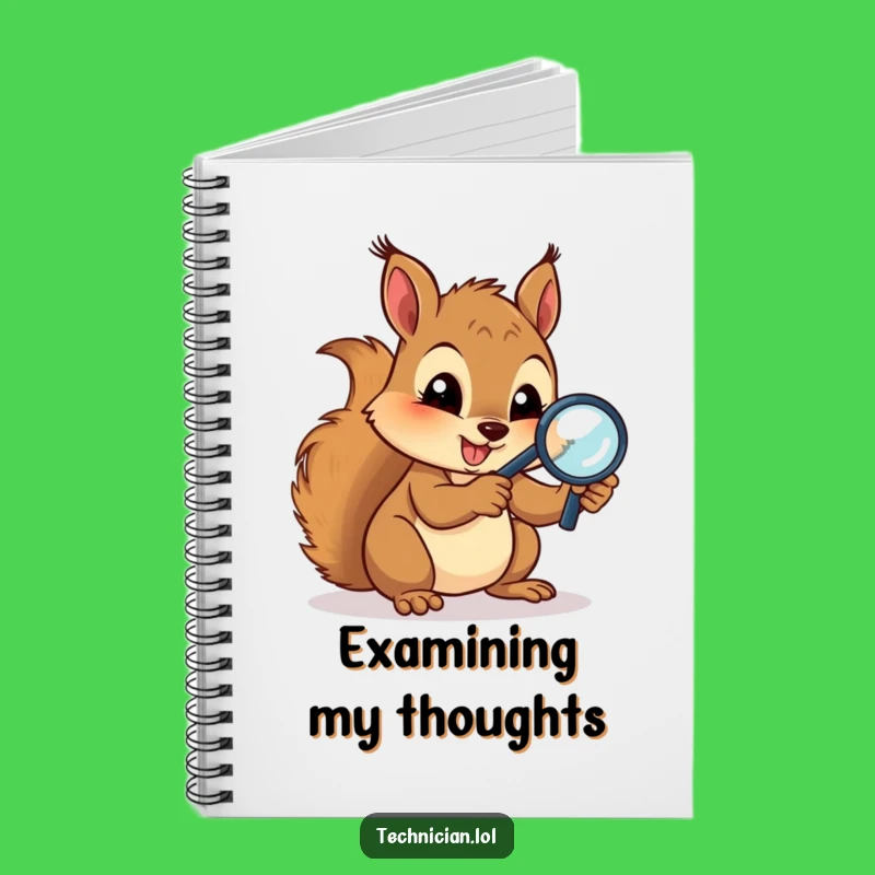 Funny Squirrel Circuits Notebook: Plan Your Inventions, Creative Funny Gift